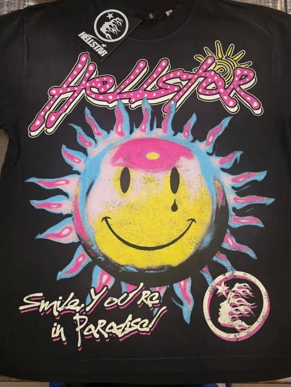 HellStar Sun Smile T-Shirt. Sz 2xl, XXL. New